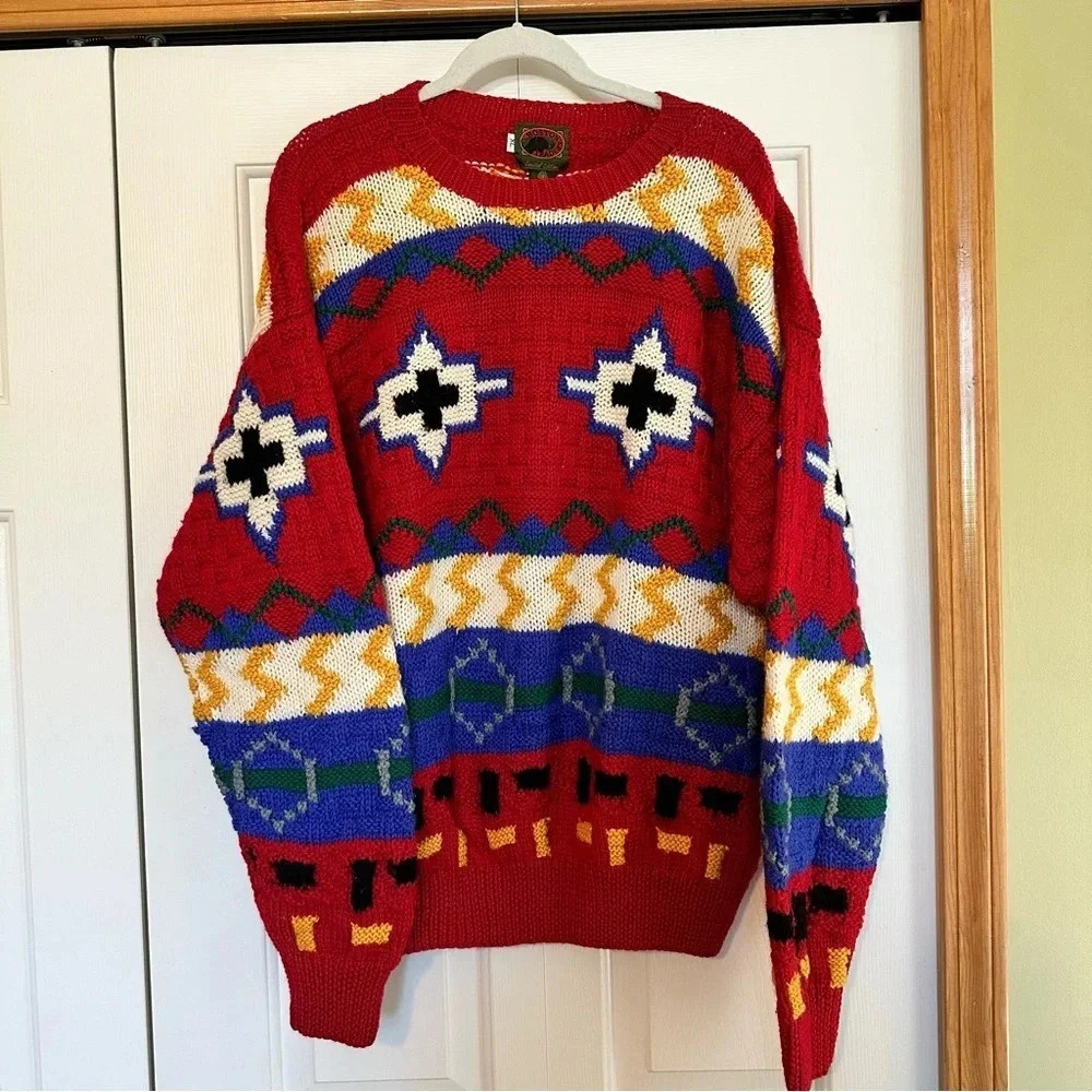 Boston Trader Vintage Aztec‎ Wool Sweater